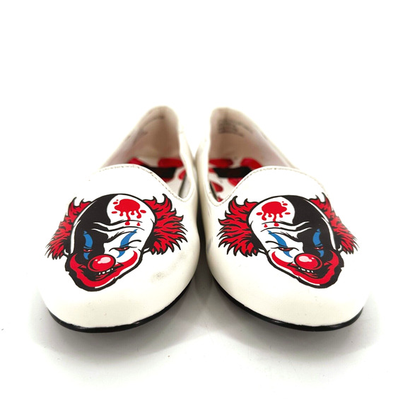 Strange Cvlt Womens Lydia Flats Slip On Ballet Size 7 Horror Halloween Pennywise - Picture 4 of 10